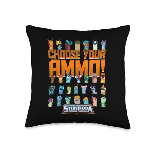 Slugterra Official Licensed | Choose Your Ammo | STC1001 Throw Pillow