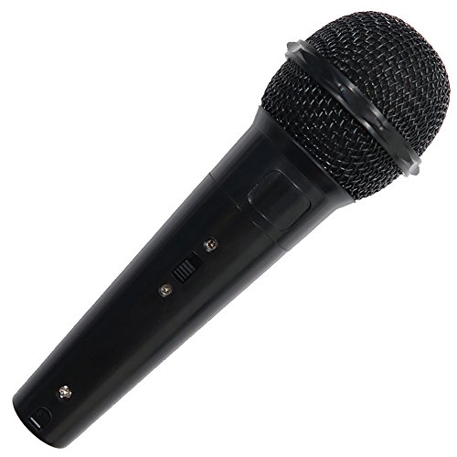 PATYMO -- Toy Microphone, Replica Does not emit Sound (Replica) (Black)