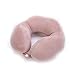 SlimpleStudio Memory Foam Reisekissen,PP Baumwolle U-förmiges Kissen Büro Mittagspause Nackenkissen Kristall Samt langsam zurückprallen Flugzeug Reise Reisekissen-Bohnen Paste