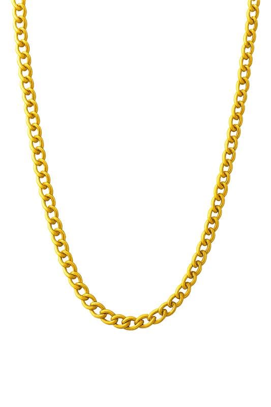 Italian 10K Solid Yellow Gold Cuban Link Curb Chain Necklace for Men & Women Diamond Cut with Lobster Claw Clasp 10K Real Gold Chain Jewelry (2mm - 3.5MM)