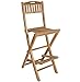 KMH®, Teak Barhocker klappbar (#102086)
