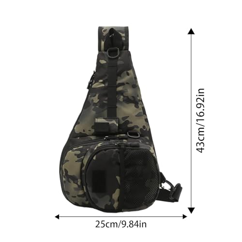 Sac de pêche ergonomique et son support matériel de plein air