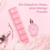 AUVON Tablettenbox 7 Tage mit Müheloses Öffnungsdesign, BPA-freier – Ansicht 2