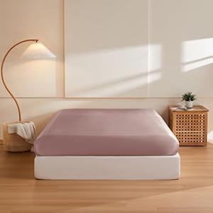 THXSILK Silk Fitted Sheet with Deep...