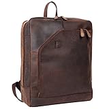✅ GRÖßE und RAUM ➜ Größe 31x40x16 cm, In diesem Rucksack passt alles rein, was man für einen ausgedehnten Tag braucht. 2x Hauptfächer mit Metallreißverschluss |1x Fach für Laptop bis 15,6 Zoll | Ganz großer raum für A4 Mappe, Bücher, Romane, Flasche, Regenschirm, Sonnenbrille usw. Zusätzlich gibt es 1x Fach mit reißverschluss auf der Innenseite, 1x Fach noch auf der Außenseite mit Organizer, 1x Fach mit Reißverschluss auf der Rückseite.