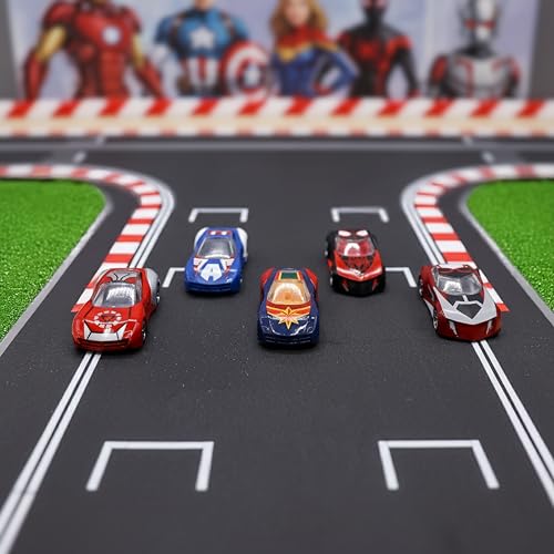 Image of Marvel Go Collection | 5-Pack| Marvel's Captain America, Captain Marvel, Iron Man, Miles Morales and Ant-Man | 1:64 Diecast Toy Cars | Ages 3 and Up | Collect Them All | Birthday Gift for Kids