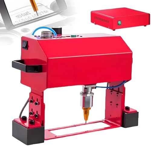 Portable Pneumatic Dot Peen Marking Machine - Digital Control for Letters, Serial Numbers, VIN Codes, Dates & Graphics - Versatile Metal Engraving Tool for Industrial Use