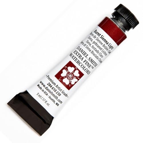 Aquarelle Daniel Smith Sienne Brûlée Light Nuance Transparente