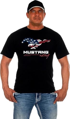 T-shirt Ford Mustang JH Design une idée cadeau idéale pour homme fan d'auto