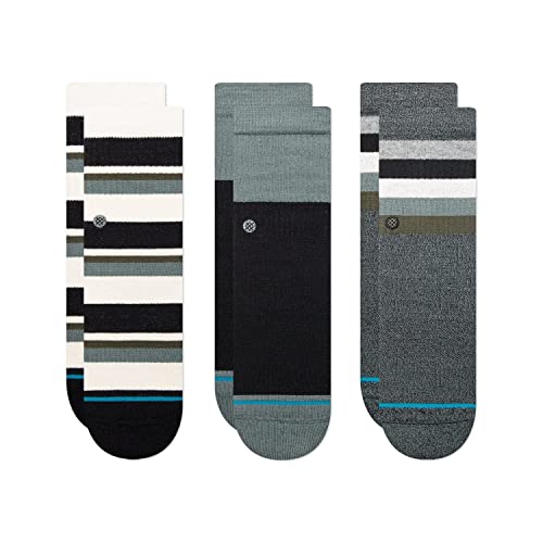 Stance Bounce Back 3-Pack (Little Kid/Big Kid) Teal LG (2 Little Kid - 5.5 Big Kid Shoe Size)