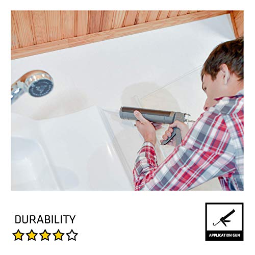 Mastic joint etanche Everbuild SHOWTR C3 transparent pour sanitaire