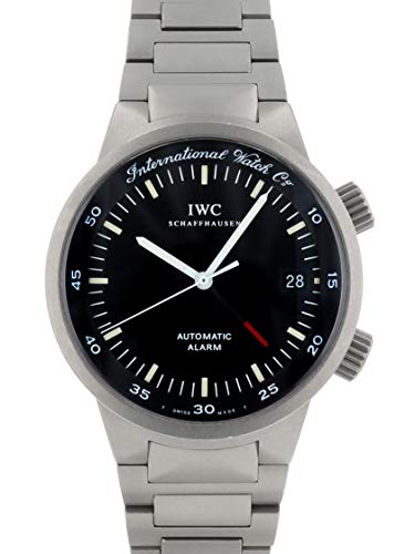 [アイダブリューシー] 腕時計 IWC IW353701 GSTアラーム ブラック文字盤 チタン 自動巻き メンズ [中古品] [並行輸入品]