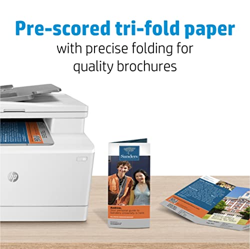 HP Enhanced Tri-fold Business Paper, Glossy, 8.5x11 in, 40 lb, 150 sheets, works with laser printers (Q6612A) - image 4