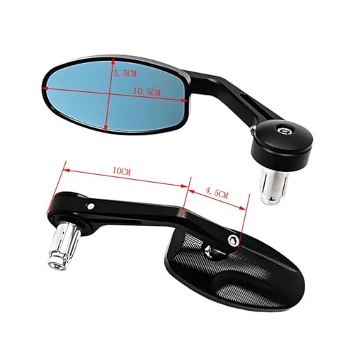 Espejo retrovisor de motocicleta que elimina puntos ciegos 4