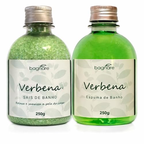 Sais E Espuma De Banho Banheira Hidromassagem Verbena 250ml