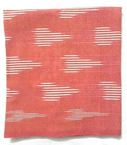 Image of Cotton Pochampally ikat unstitched blouse, Kurthi, long frock fabric material for women (1 meter, 2 meters & 3 meters)