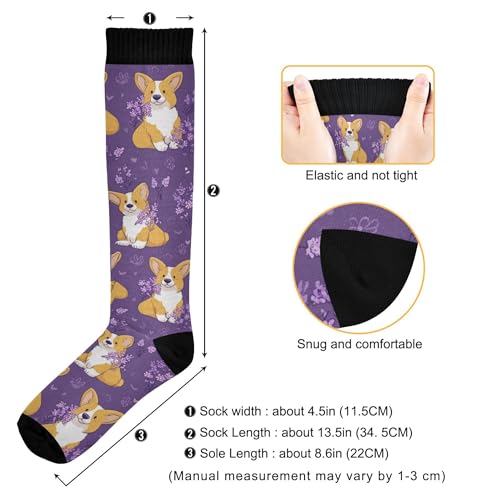 Image of Fisyme Socks for Women Men, Warm Comfort Athletic Crew Running Hiking Cycling Compression Socks