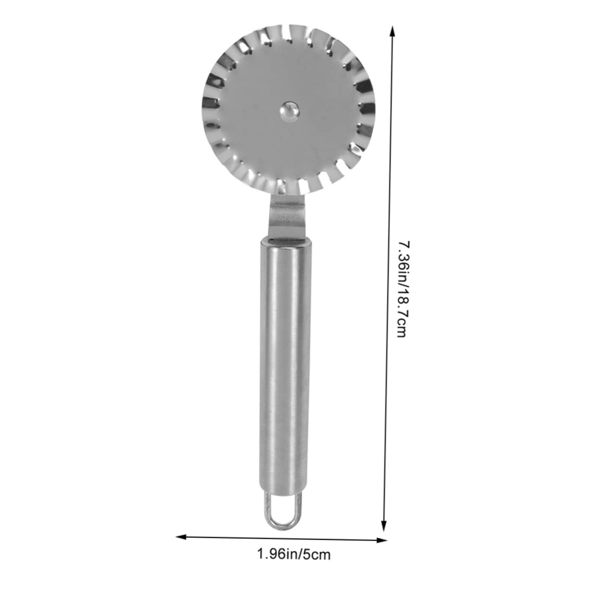 SOLUSTRE 4pcs Stainless Steel Pizza Cutters Wheel Cake and Bread Slicer for Easy Cutting and Lightweight Design for Home and Kitchen Use