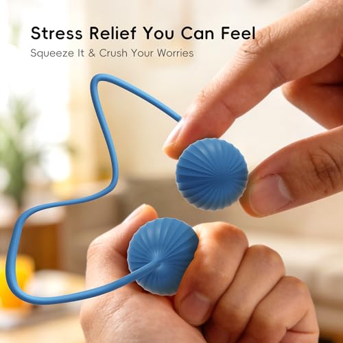 3 Pack Begleri Fidget Beads for Stress Relief & Skill Play,Silicone Worry Beads Fidget Toy,Unique Sensory Texture for Men Women Teens,Portable Home Office Desk Toy for Focus and Relaxation - Image 4