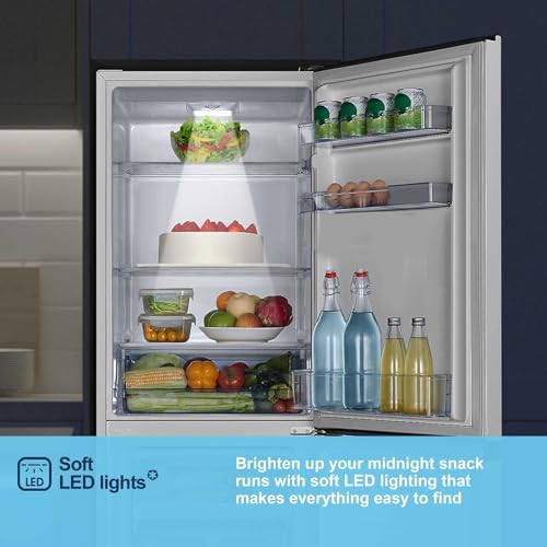 Fridgemaster MC55240E 252l Fridge Freezer - White - Image 4