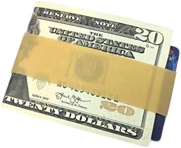"Big Lou" The Original Rubber Band Wallet Money Clip Card Holder Money Bands (Package of 30)