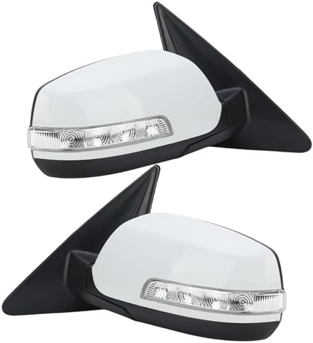 Rétroviseur pour Kia Sorento XM 2011-2012-2013-2014 blanc 9 fils paire latérale
