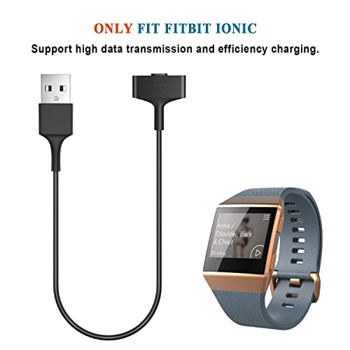 LUCXXI Charging Cable Compatible with Fitbit Ionic Charger, 3.3FT Replacement USB Charger Cable Cord Adapter for Ionic Smart Watch by LUCXXI - Used condition - Image 2