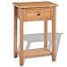 Produktbild vidaXL Massivholz Eiche Konsolentisch 50x32x75cm Beistelltisch Telefontisch