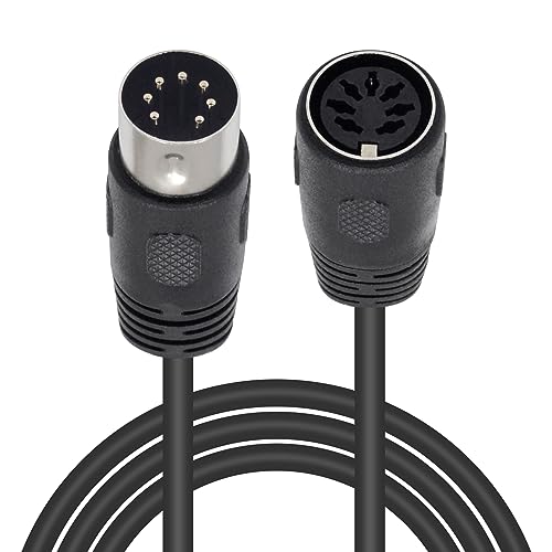 Poyiccot 7 Pin DIN Cable, 7Pin DIN Male to Female Extension Cable, Professional Premium Audio...