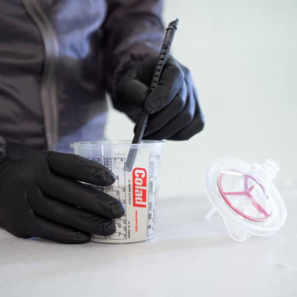 Image of Colad Snap Lid System 700 ml - 190 Micron Solvent-Resistant Paint Cup Lids for Automotive Refinishing & Body Shop Use