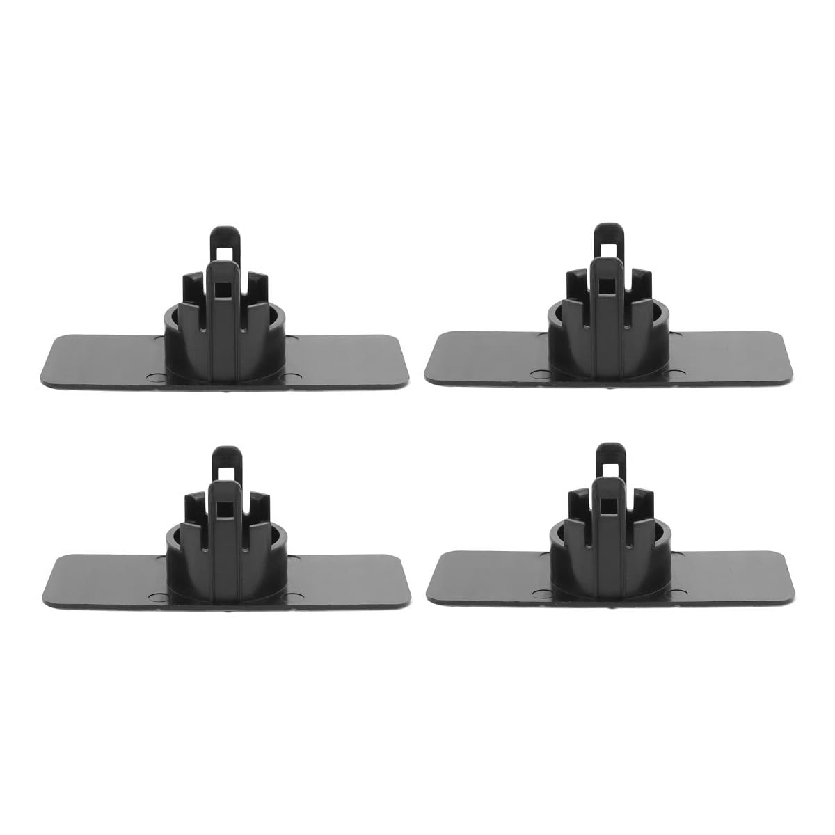Supporto Per Sensore Di Parcheggio, 4 Pezzi, Supporto Per Ausilio Al Parcheggio, Autoadesivo, 22 Mm, Nero, Per Molti Veicoli A22154204