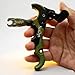 NoxDyn Bow Release for Compound Bow, 4-Finger Archery Release 360° Rotatable Thumb Release for Compound Bow Green Camo