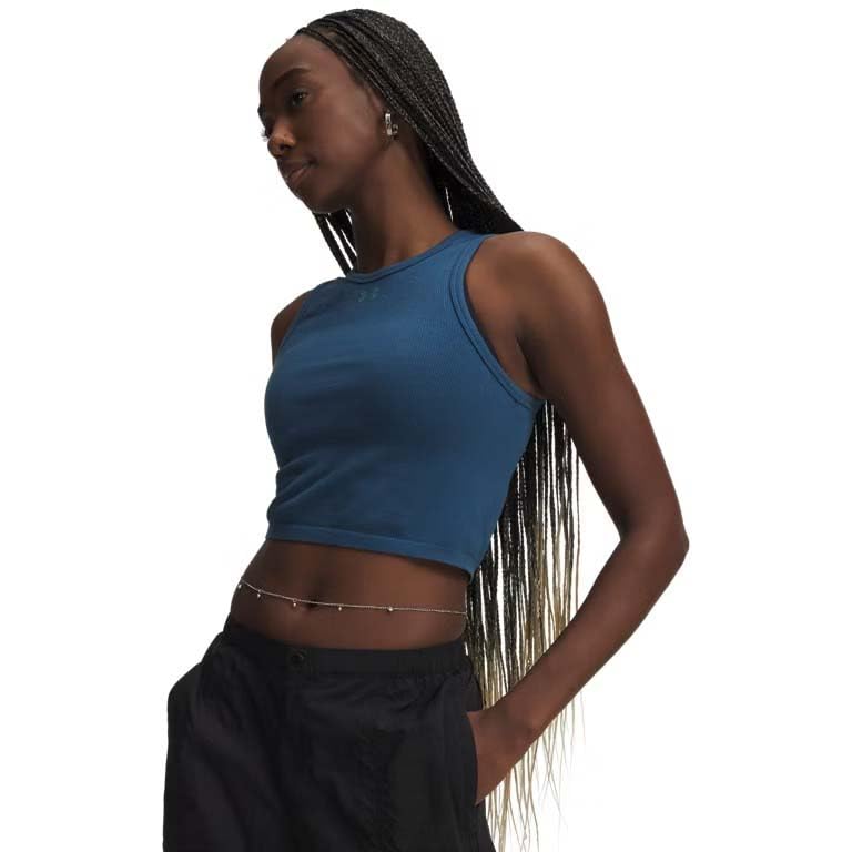T-shirt sans manches Seamless Cotton Under Armour S au tissage premium