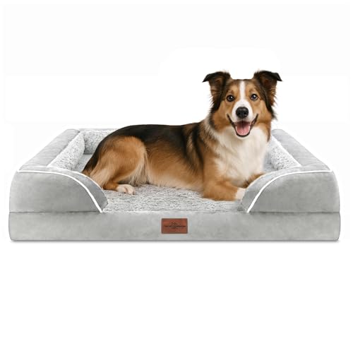 Comfort Expression Orthopedic Dog Bed for Large Dogs 38x25 Inch,