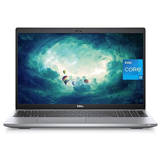 Dell 2023 Newest Latitude 5520 Laptop, 11th Gen Intel Core i5-1145G7, 16 GB RAM, 256 GB NVMe SSD, Windows 10 pro, Wi-Fi & Bluetooth, HDMI, Bundle with JAWFOAL (Renewed)