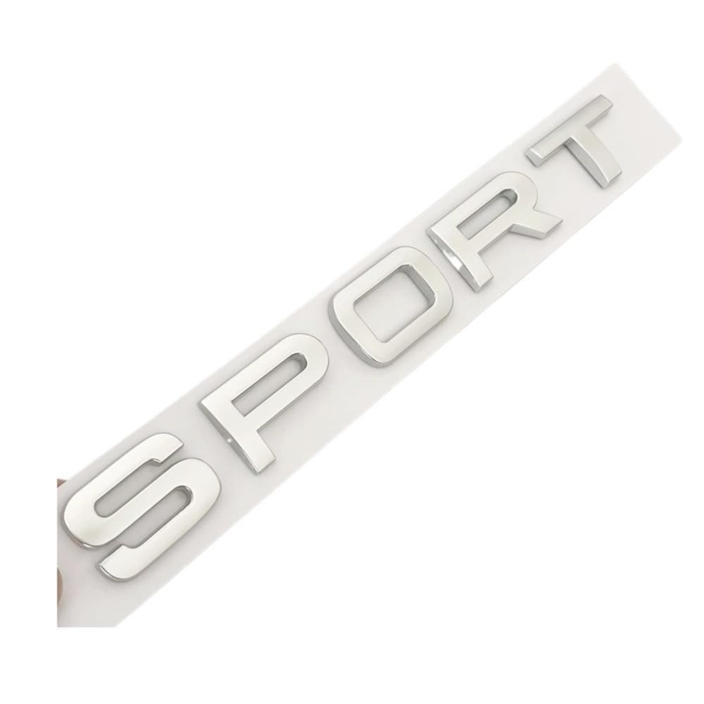 YTQMoreBNZ YYDStes ABS Letters Emblem Car Rear Trunk Badge Compatible With Land Rover Discovery Evoque Range Rover L494 L320