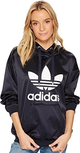 adidas Originals Women's Trefoil Hoodie Hooded Sweatshirt, Legend Ink, Small