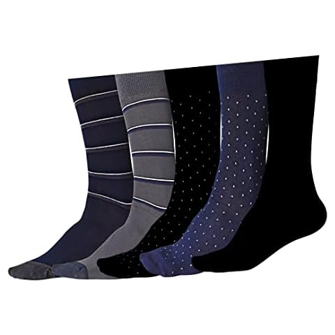 6-Pack Comfortable Cotton Rich Dress Socks Cover