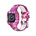 Bands Compatible with Garmin vivofit jr.3 Bands Accessories Replacement Band Camouflage Floral Leopard Pattern Starp with Metal Secure Clasp for vivofit jr.3 (Multicolor)