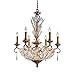 Elk Lighting 2404/6+6 12 Light Chandelier, 26" x 26" x 31", A Spanish Bronze Finish