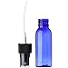 SINIDE Plastic Spray Bottles 30ML - 4 Pack 1oz Cobalt Blue Empty PET Refillable Cosmetic Perfume Atomizer Container with Fine Mist Sprayer for Essential Oils,liquids,Aromatherapy,Travel Size (Blue)