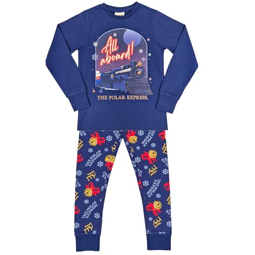 The Polar Express Christmas Family Pyjamas Mens Ladies Kids Xmas Train Nightwear (Polar Express Kids, 9-10 Years) Multicolour - Image 2