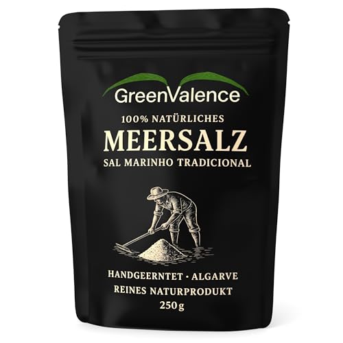GreenValence Sal Marinho Tradicional – 100% Natürliches grobes Meersalz aus der Algarve...