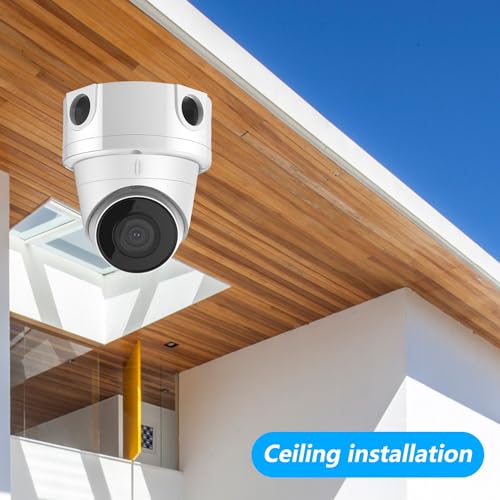 Kunststoffgehäuse Wasserdichte Abzweigdose, Abzweigdose Kit, mit Weißen Spannschlössern und Schrauben, Uberwachungskameras Zubehör, für Dome-Kamera und Solarpanel-Installation