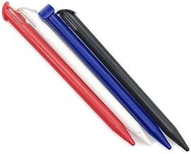 YANHAO [Piezas de Videojuegos] 12PCS Nuevo Negro Blanco Rojo Azul Touch Pen Stylus for Nintendo New 3DS LL / 3DS XL 2015 [Reemplazar] (Color : Mixed Color)