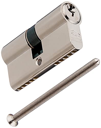 ABUS Profilzylinder Buffo 30/30 - Stiftzylinder, mattvernickelt