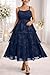 Plus Size Summer Dresses Navy Blue Sun Beach Wedding Guest Floral Lace Boho Semi Formal Tiered Flowy Long Sundress 2025