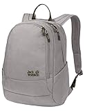 [page_title]-Jack Wolfskin Perfect Day, bequemer Rucksack mit breiten Gurten, DIN-A4-tauglicher Tagesrucksack, Backpack mit guter Lastenverteilung für Alltag und Freizeit, clay grey, ONE SIZE