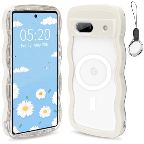 HILEGENER Google Pixel 6A P[X MagSafeΉ NA \tgTPUJo[ 킢 gt[ ˂ O[O sNZ6A 6.1C`p~ X}zP[XEF[u fUC ɃtBbg X}zJo[ ؍ 
