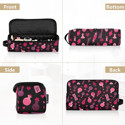 Bolsa de viaje para herramientas de cabello negra para plancha, rizadora, secador y organizador portátil resistente al calor miniatura 5